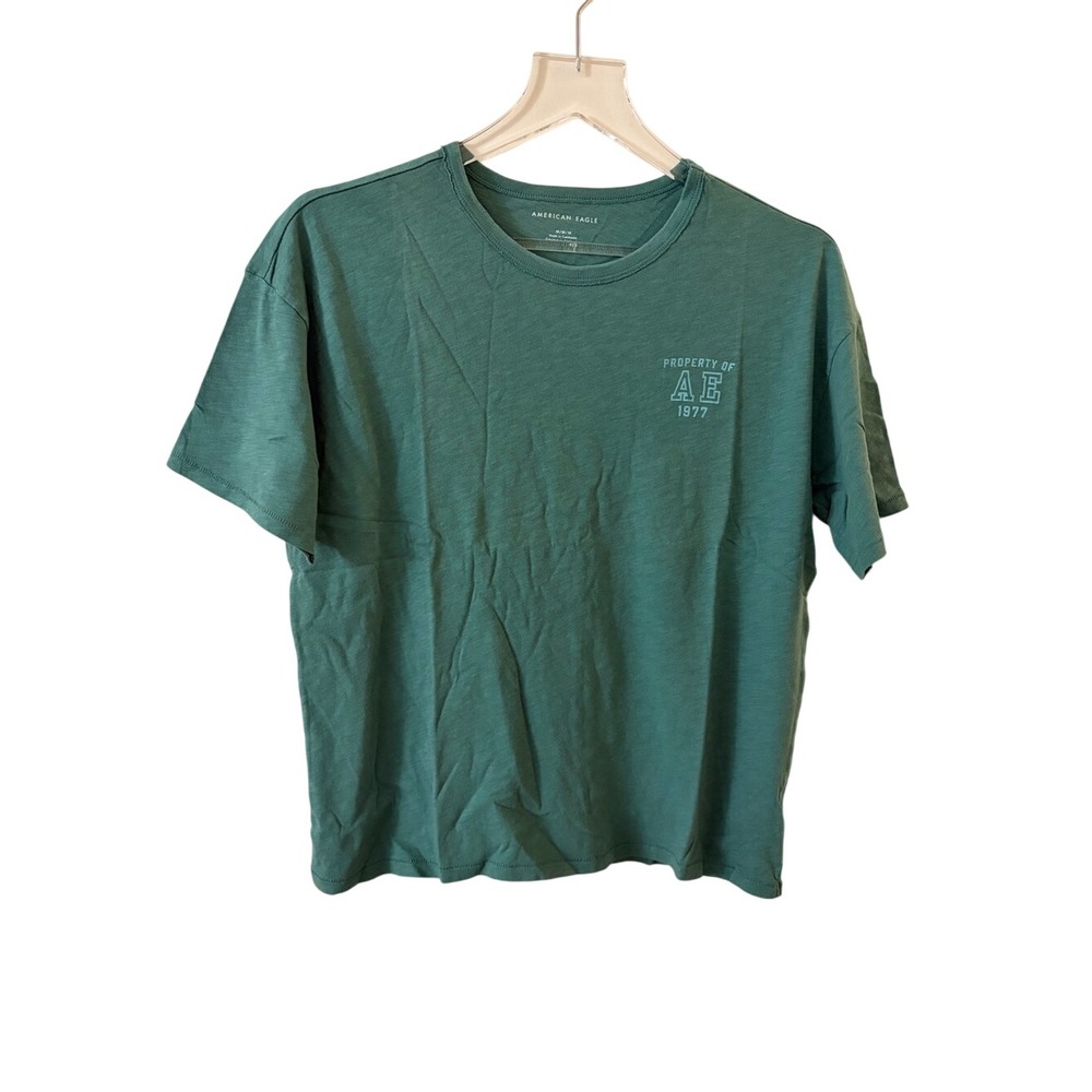 American Eagle Women's Vintage T-shirt Size M Green NWT